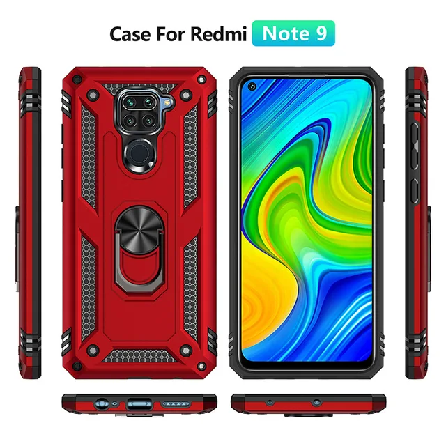 Xiaomi redmi Nota 9 Pro Case - magnético del caso de la cubierta a prueba  de golpes Cas