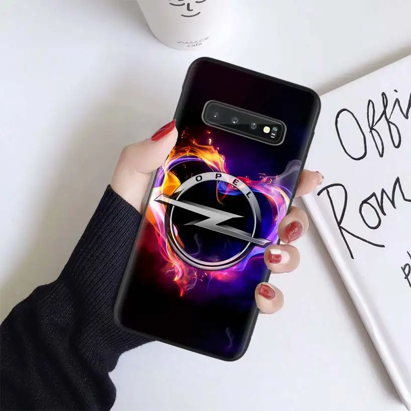 BS231-10 Автомобильный чехол Opel Astra для samsung Galaxy S10+ Plus Lite Note 10 9 8 S9 S8 J4 J6+ Plus S7 S6 черный чехол для телефона - Цвет: BS231-10