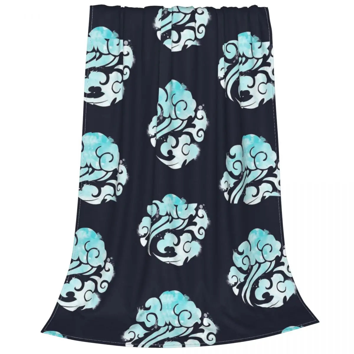 Gusu Lan Sect ��Ʈ ��� Untamed Flannel ������ ��� ħ�� ���� Printed Soft Warm Bedsprea