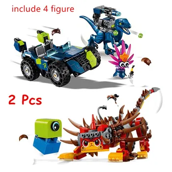 

Rex’s Rex-treme Offroader Ultrakatty Warrior Lucy Building Blocks Kit Bricks Classic Movie 2 Model Kids Toys For Children Gift