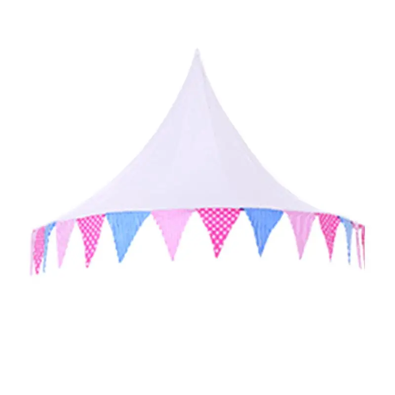 B Детские палатки teepee детский игровой домик хлопковая кровать палатка навес складная кроватка палатка Детская комната Декор подарки на день рождения фотографии реквизит - Цвет: B