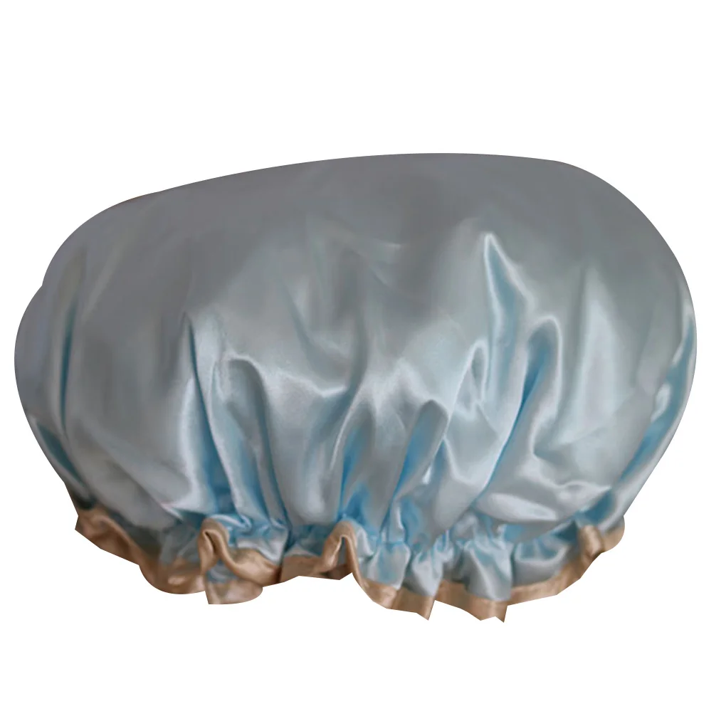 1 шт./6 шт. прозрачные одноразовые пластиковые шапочки для душа большие эластичные Толстые Шапочки для ванной Женщины СПА принадлежность для купания Лидер продаж - Цвет: 1pcs