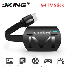 JKING G4 ТВ палкого ключа mirascreen литой HDMI WiFi Дисплей приемник Miracast Google Chromecast 2 мини ПК с системой андроида и ТВ