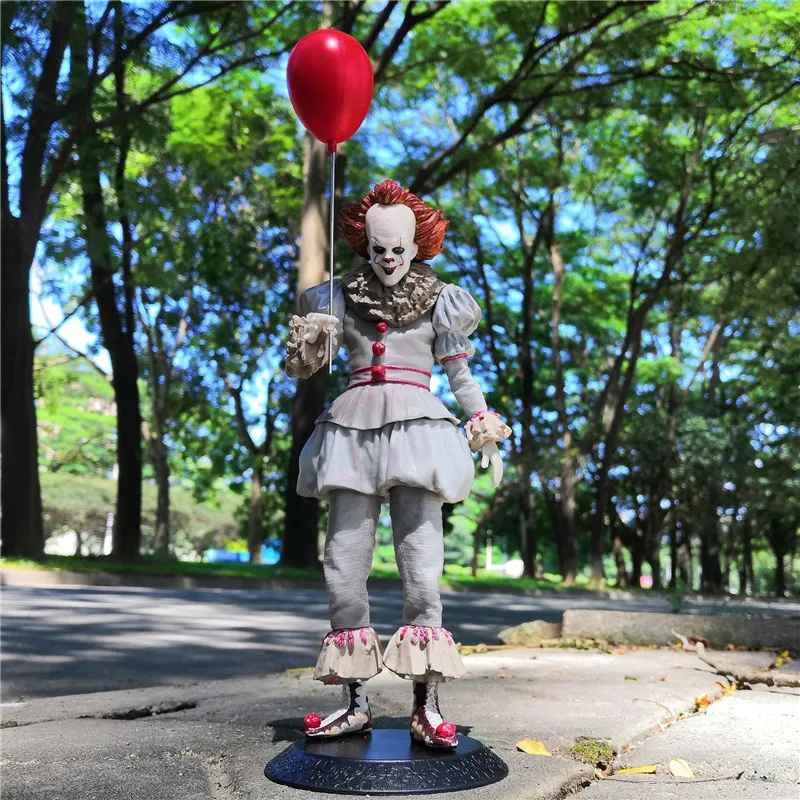 23 см новое издание фильма Стивен Кинг's It Pennywise сменная голова ПВХ фигурка коллекция игрушек Ужасы подарки