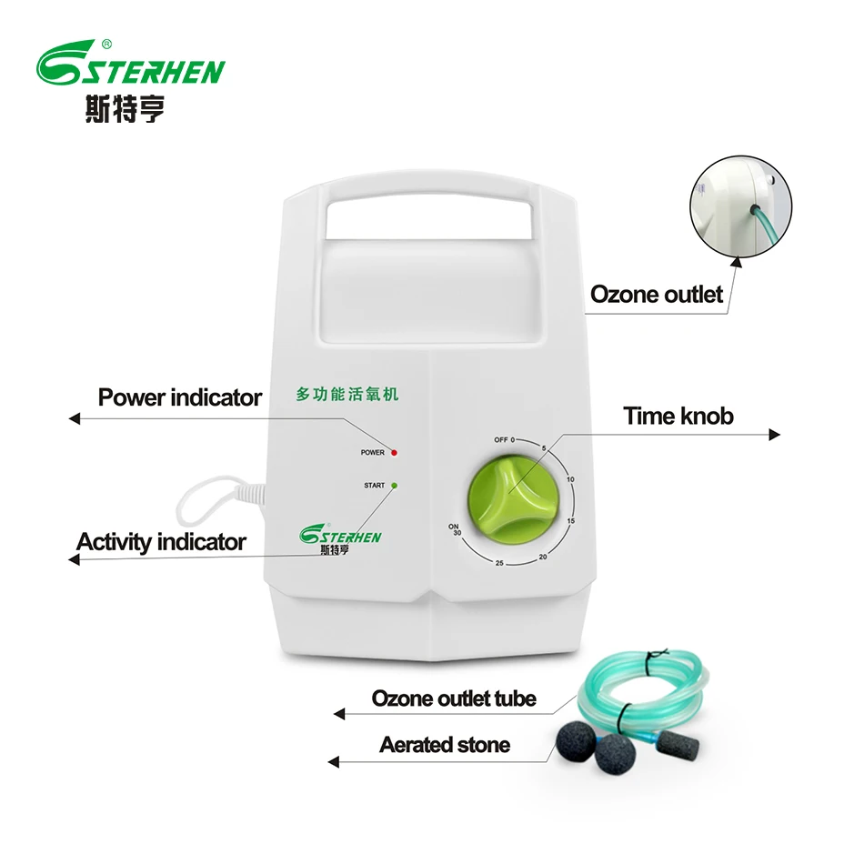 sterhen ozone generator 220v ozone purifier O3 Timer Air Purifiers Cleaning fruits and vegetables Decomposition of pesticides