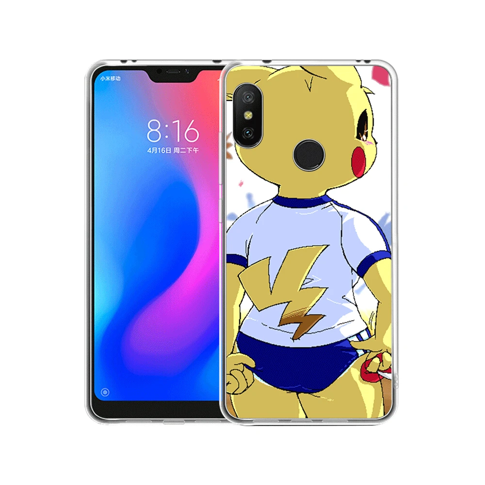 Мобильный чехол для телефона для Xiaomi Redmi Note 8, 6, 7, 5 Pro Xiaomi 4 4X 5A крышка Симпатичные Мультяшные Покемоны милый