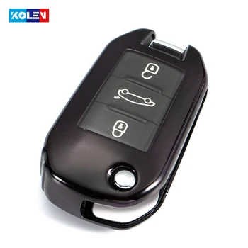 

Soft TPU Car Remote Key Case Full Cover Shell Holder For Citroen C4 CACTUS C5 C3 C4L C6 C8 For Peugeot 508 301 2008 3008 408 RCZ