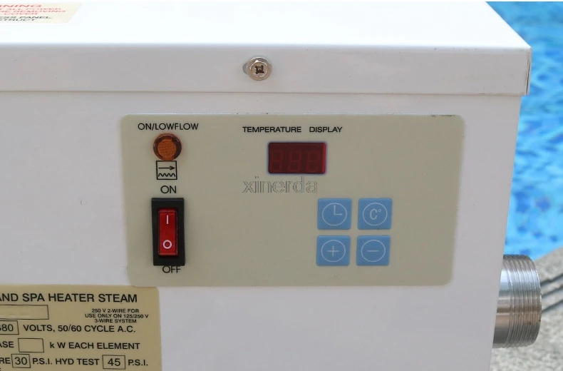 СПА Нагреватель 5.5KW Электрический бассейн и спа ванна подогреватель воды в ванной термостат плавательный бассейн аксессуары 220 В/380 В
