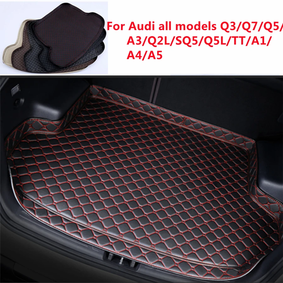High Quality Special Car Trunk Mats For Audi Q3 Q7 Q5 A3 Q2L SQ5 Q5L TT A1 A4 A5 all weather