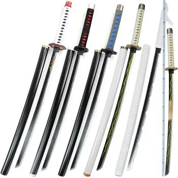 

1:1 Original Edition Wooden Knife Sword Weapon Demon Slayer Devil's Blade Cosplay Samurai Sword Ninja Katana Prop Toys For Teens