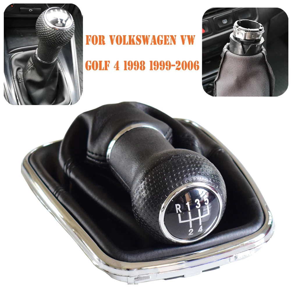 Подходит для Volkswagen VW Golf 4 1998 1999 2000 2001 2002 2003 2004-2006 ручная коробка передач с 5 Скорость рукоятка для рычага переключения передач гандбол гетры загрузки
