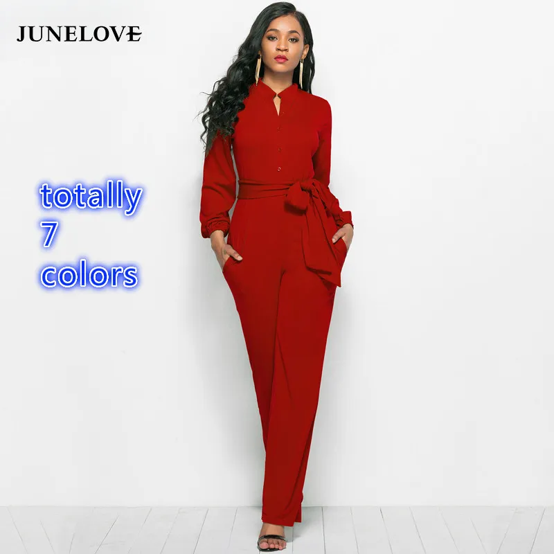 wide leg formal jumpsuit