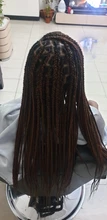Cabello trenzado profesional preestirado, fácil trenzado, ajuste de agua caliente, extensiones de pelo trenzado sintético suave senegalés