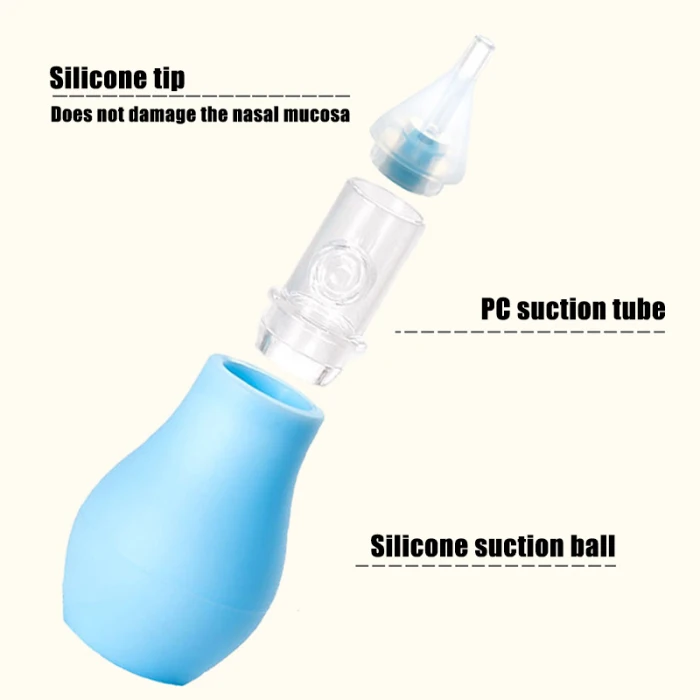 Горячая Детский носовой аспиратор силиконовый спиральный аспиратор сопли присоски слизи