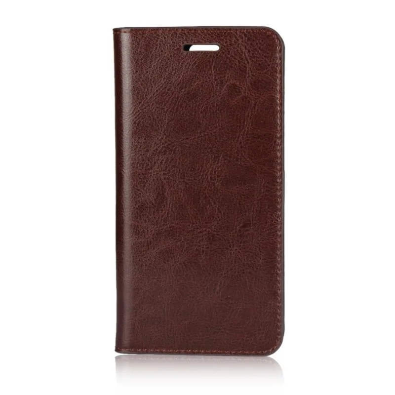Кофе Чехол-книжка OEEKOI Crazy Horse из натуральной кожи с бумажником для samsung Galaxy A20S/M30S/A80/Note 10 Pro/A20e/A60/A40/S10 5G - Цвет: Кофе
