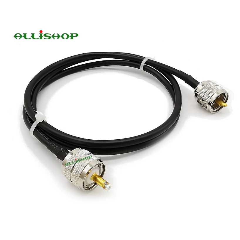 Кабель коаксиальный 1 15 м UHF мужской для любительского и CB радиоприемника