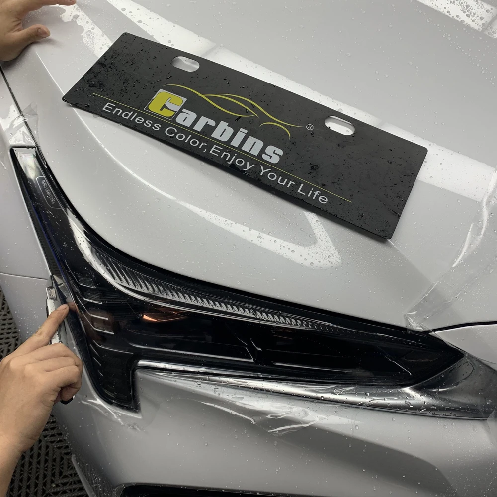Прозрачная защитная пленка для автомобильных фар светодиодная