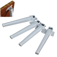 4 шт. складной металлический стол ножка поддержка ноутбука основание ножной мебели опорные ножки мебельные аксессуары с винтами