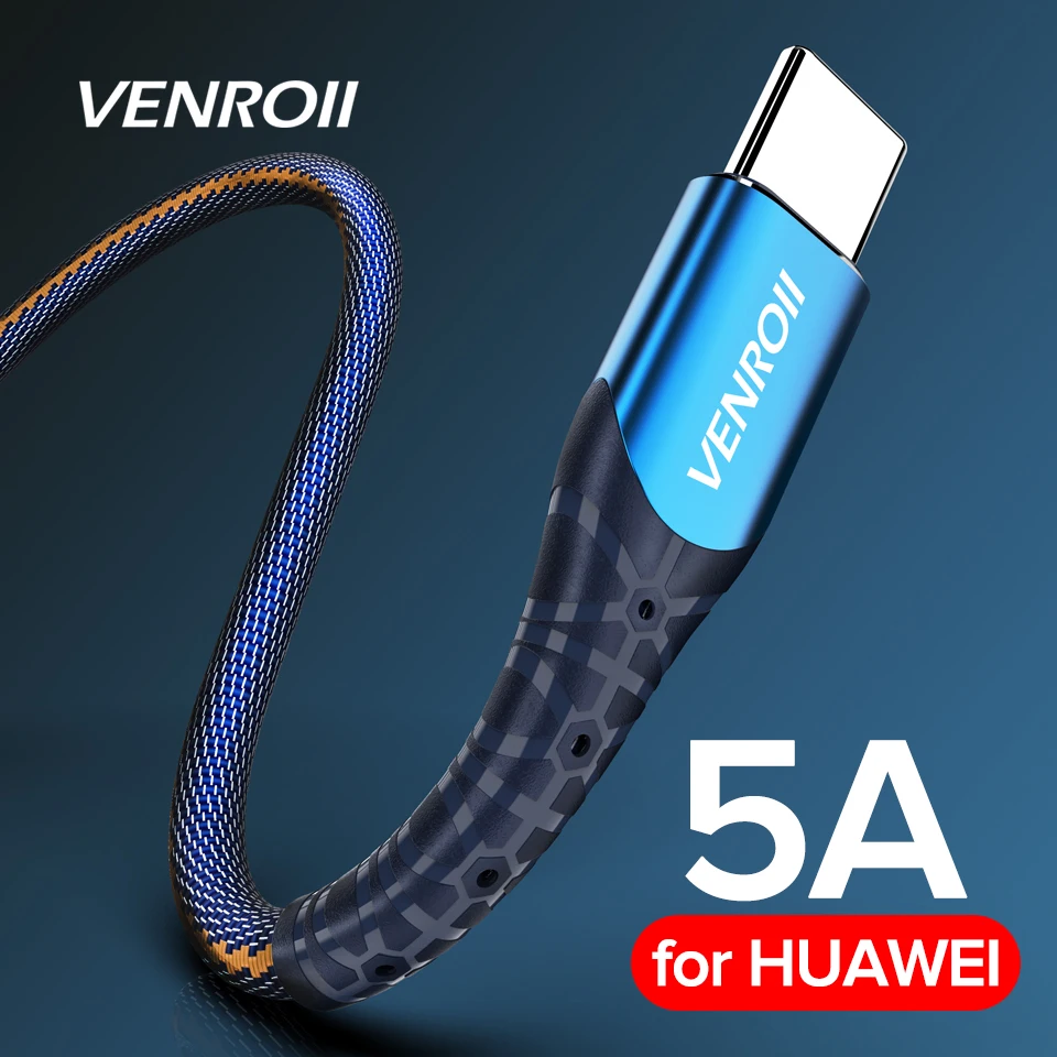 Кабель usb type C 5A Supercharge для huawei mate 20 P30 P20 Pro шнур быстрой зарядки телефона Honor 10 V10 USBC