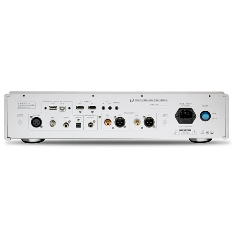 Shanling USB DSD 밸런스드 DAC, HiFi 24 비트, 384KHz, 2.8, 5.6MHz, XLR D/A 컨버터, 아이팟 연결, D3.2, ESS9018