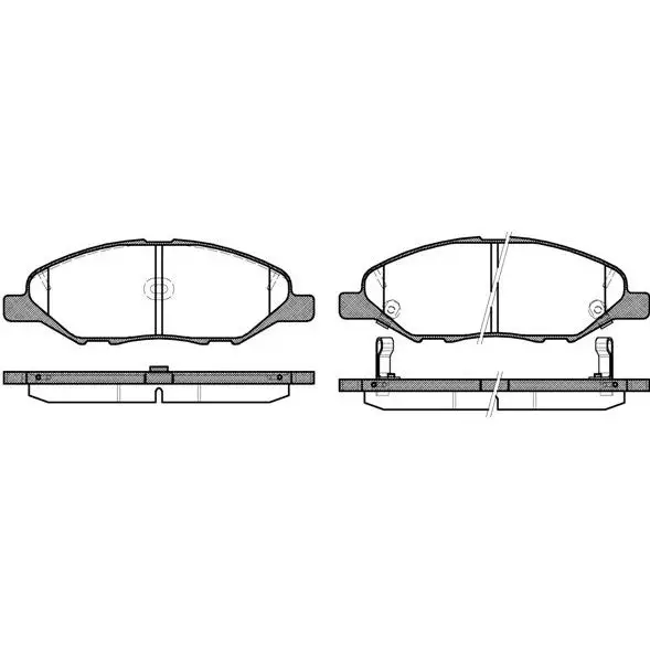 Колодки дисковые п.\ Nissan Tiida 1.6/1.8/1.5D 07 REMSA 1293 02