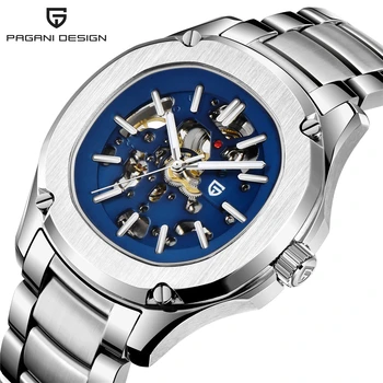 

PAGANI DESIGN Men's Watch Stainless Steel 100M Waterproof Sapphire Glass Men Mechanical Watch Top Brand Sports Men's Watch 2020