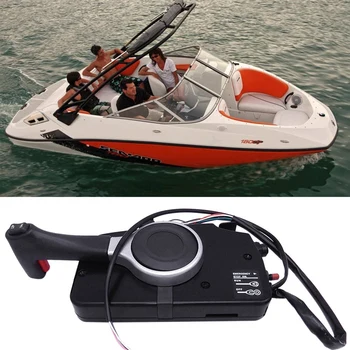 

Outboard Side Mount Remote Control Box for Suzuki Outboard Motors with PT Push, Right Hand 67200-93J50 67000-93J50