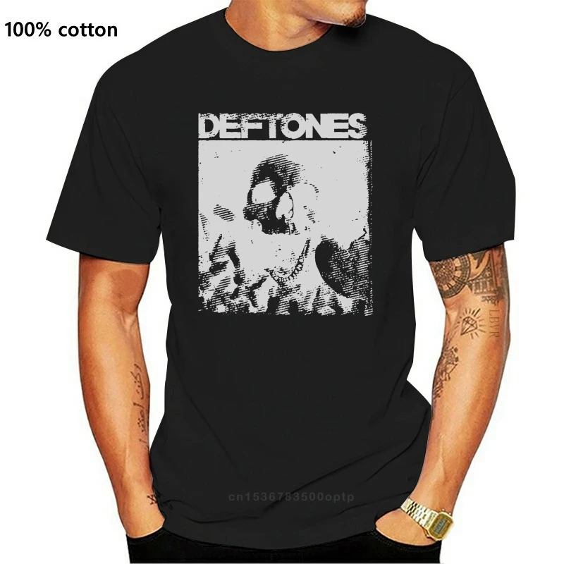 Deftones 'Skull' (Black) T Shirt NEW 