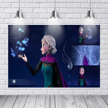 

New Frozen 2 Palace Castle Anna Princess Queen Elsa Olaf Custom Photo Studio Photography Background Backdrop Vinyl Banner