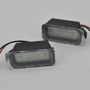 

2pcs LED Light License Plate 6500K Replacement Lamp Bulb 2W/pcs Number New