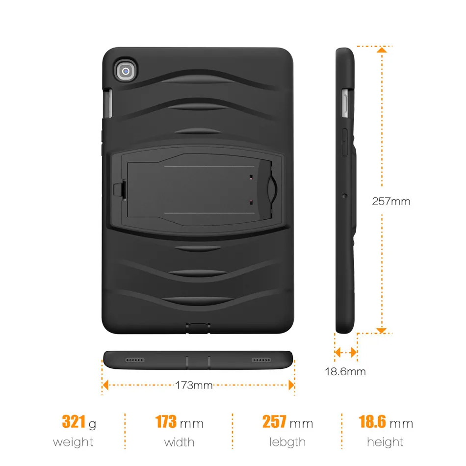 Чехол для Samsung Galaxy Tab S5e 10,5 SM-T720 T725 Чехлы для планшетов противоударный Heavy Duty кремния PC подставка Стенд кожаный чехол Funda+ gfit