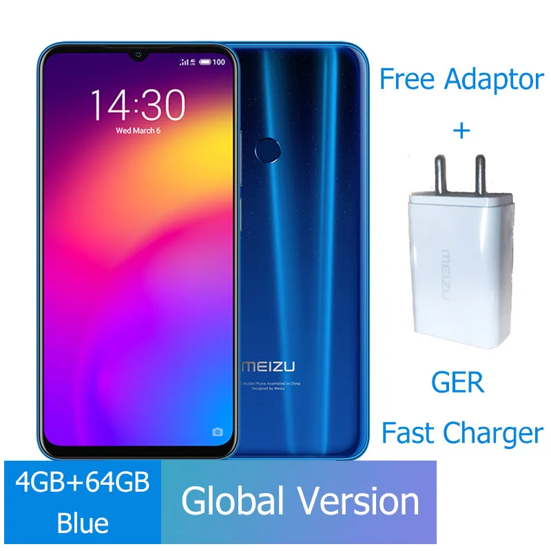 4G 64G Blue Note 9, 4 ГБ, 64 ГБ, глобальная версия, Смартфон Snapdragon 675, Восьмиядерный мобильный телефон, 48мп, задняя камера, быстрая зарядка, большая батарея - Цвет: 4G 64G Blue