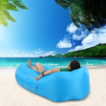 

Inflatable Lounge Self-inflating Sleeping Couch Air Sofa for Backyard Lakeside Beach Camping Picnic Beach Inflatable Sofa