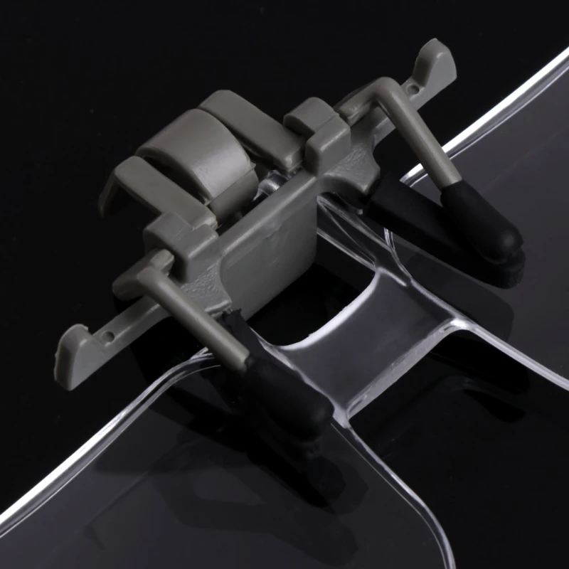 2X Glasses Style Magnifier Magnifying Glass with Clip For Reading Y98E