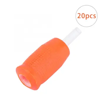 

Eyelashes Accesories 20Pcs 28mm Disposable Tattoo Grip Non-Slip Handle Tattoo Body Art Tool Accessory Supplies Permanent Makeup