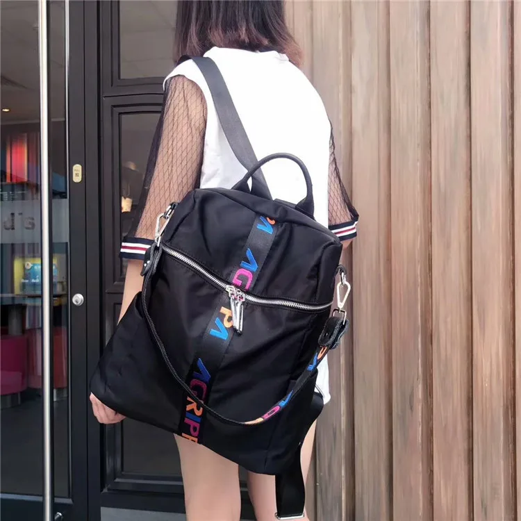 

Oxford Cloth Backpack Women's Korean-style Fashion Casual Versatile Backpack Simple College Style Students Nylon Schoolbag Fashi