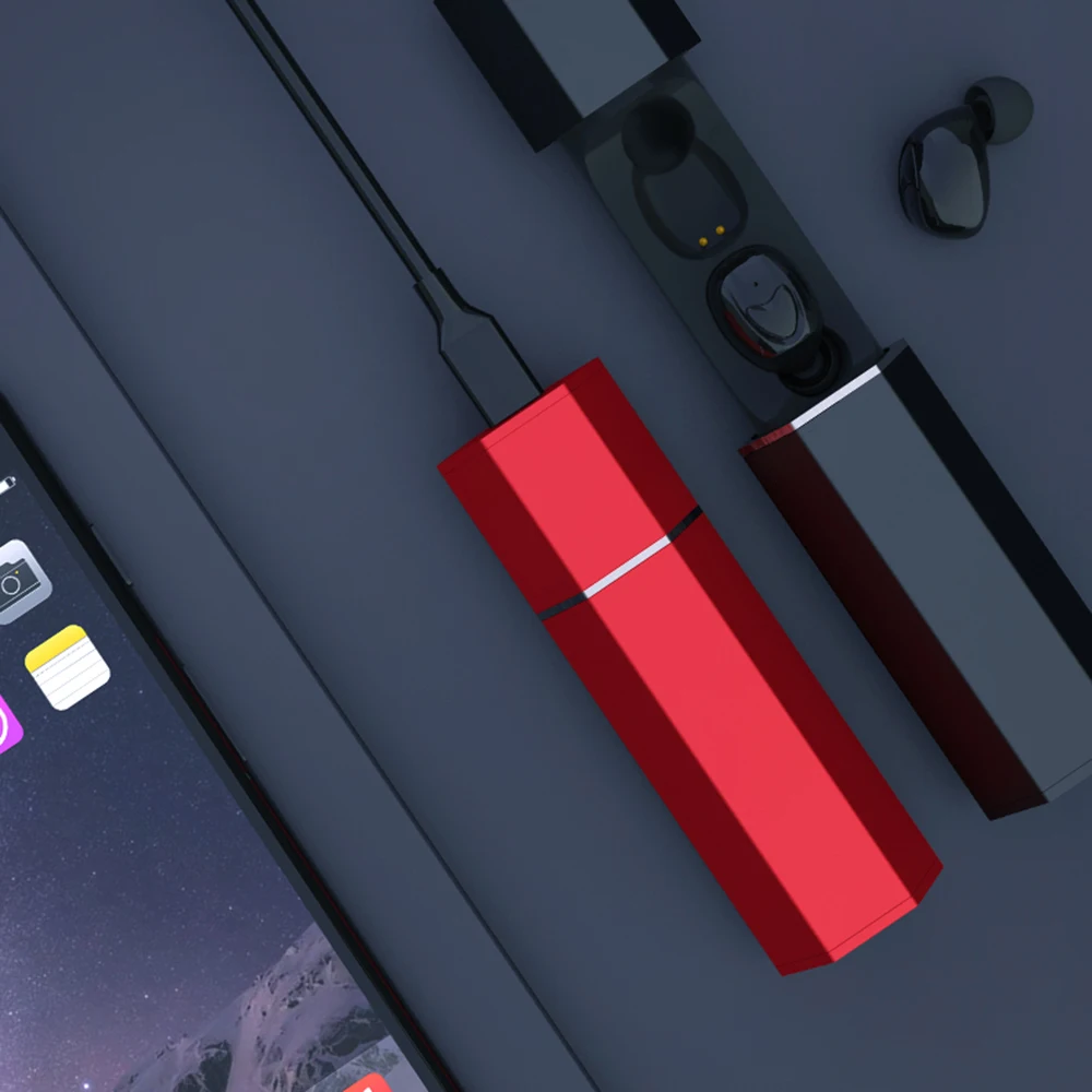 TW30 Bluetooth V5.0 наушники Handsfree наушники мини беспроводные наушники-вкладыши HiFi шумоподавление с power bank для телефона