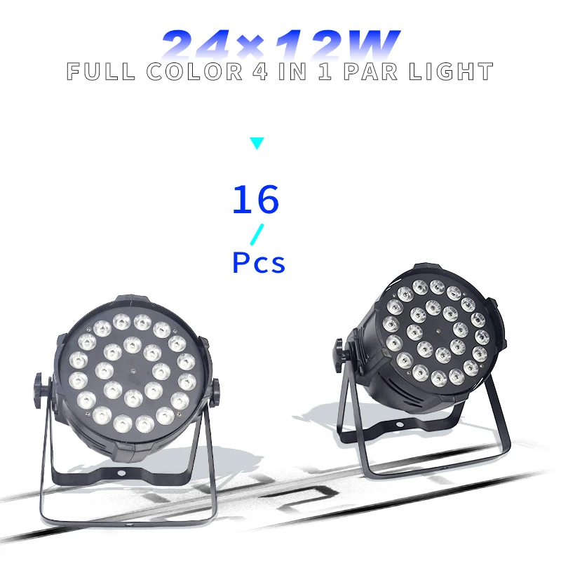 LEDパーライト 4台セット 伊東洋行 LED QUAD PAR カラーLED 64型
