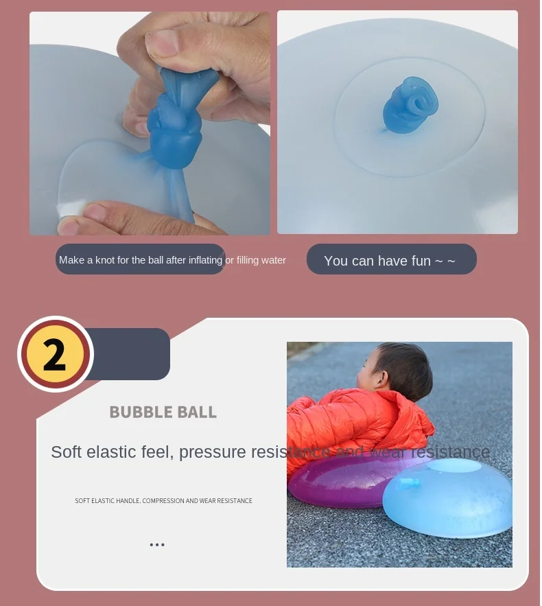 bola inflável criativo crianças brinquedo injeção de água