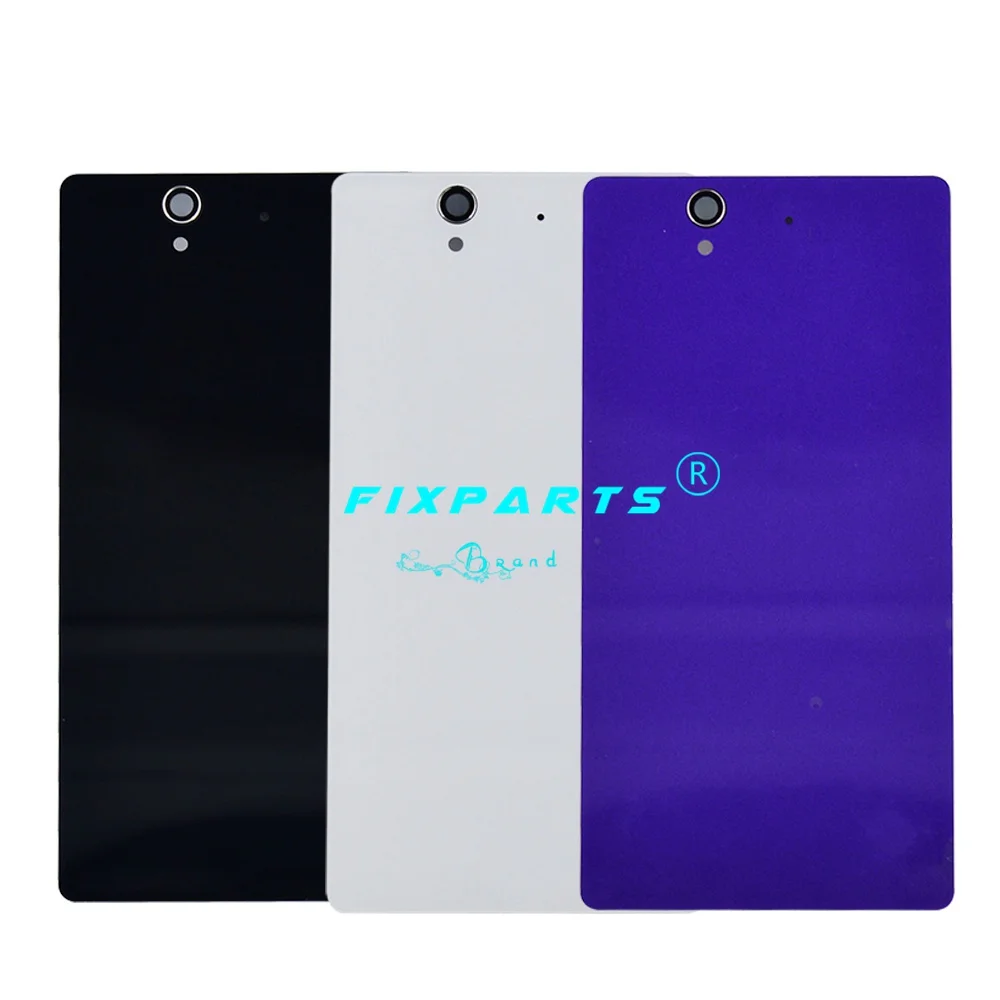 Для 5 0 &quotSONY Xperia Z1 L39h Задняя крышка батареи C6902 стеклянная дверь корпус панель