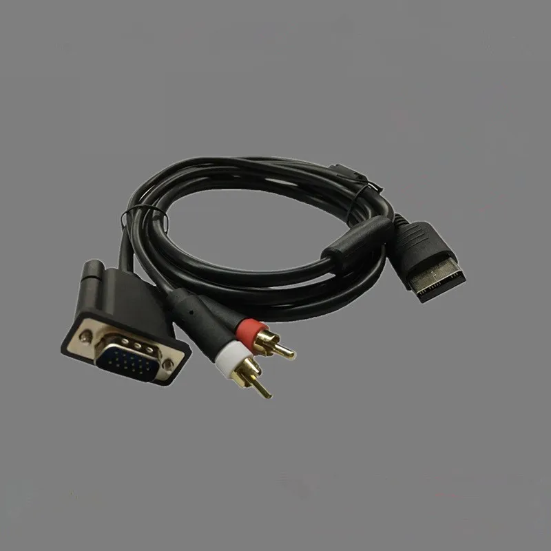 

BUKIM 5 PCS High Definition Audio Video Cord RCA Sound Adapter VGA box Cable for SEGA DC