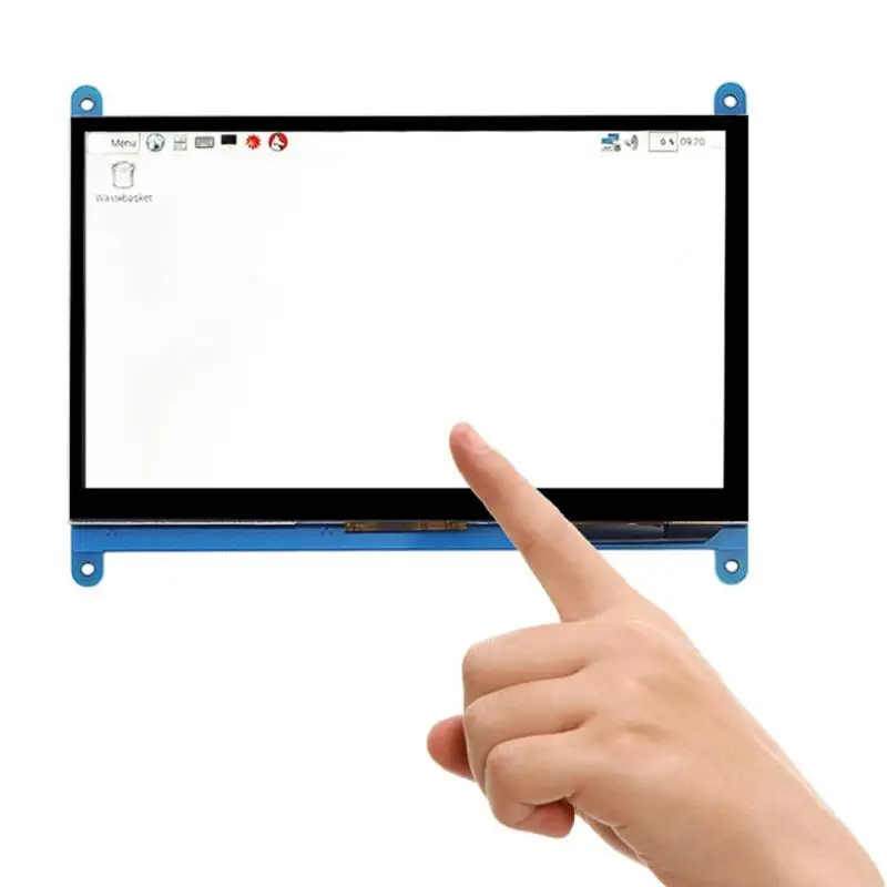 Горячая Распродажа HDMI дисплей нежная текстура для Raspberry Pi 4B/3B+ 1024X600 HDMI монитор 7 дюймов ЖК-дисплей сенсорный экран
