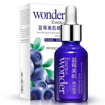

15ML Blueberry Wonder Essence For Face Skin Care Effect Plant Extract Anti Wrinkle Facial Serum Sodium Hyaluronate Serum