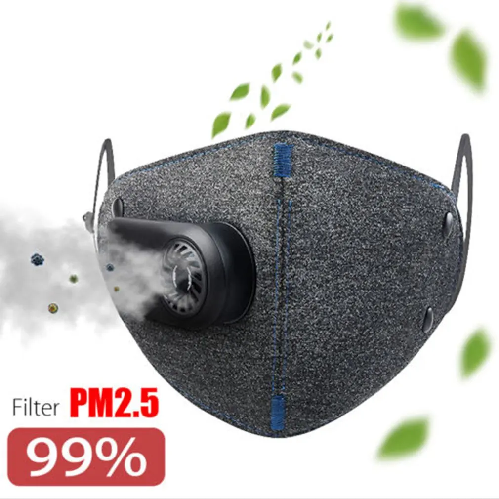 

Air Purifier HEPA Filter Purely Mask Smog PM2.5 Removal Anti Dust Adult Electric Mask Anti-smog For Xiaomi