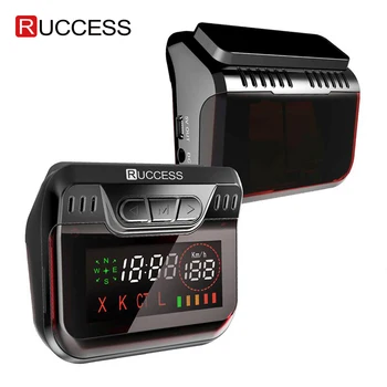 Ruccess STR S900 Radar Detectors Led 2 in 1 Radar Detector for Russia with GPS Car Anti Radars Police Speed Auto X CT K La