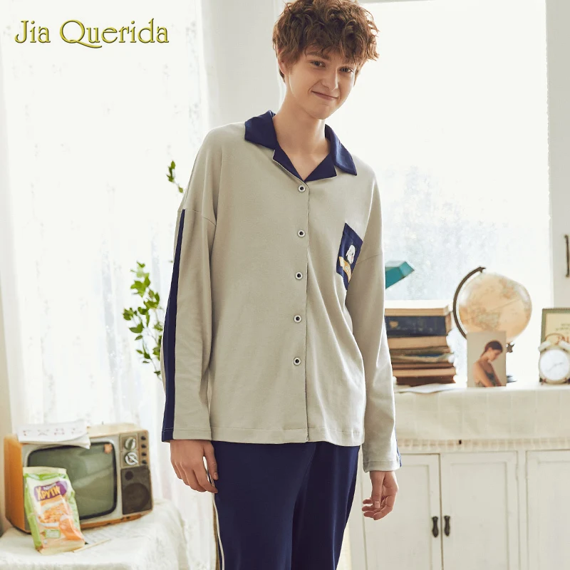 Homesuit Long Sleeve Long Pants Cartoon Printing Turn Down Collar Pajamas Men Homeclothes Chinese Pajamas Mens Pajama Set Homesuit Long Sleeve Long Pants Cartoon Printing Turn Down Collar Pajamas Men Homeclothes Chinese Pajamas Mens Pajama Set