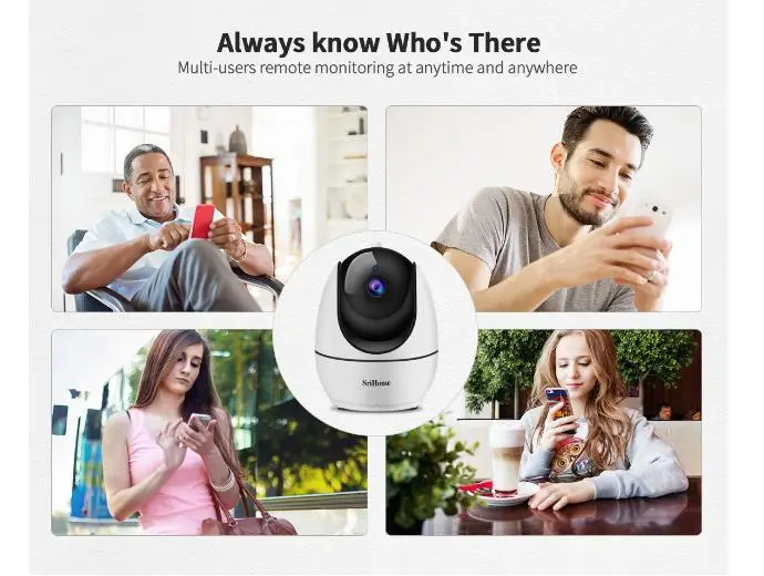 1080PWIFI веб-камера smart tracking baby monitor