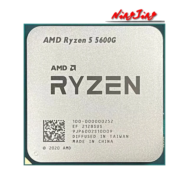 Processore CPU AMD Ryzen 5 5600G R5 5600G 3.9GHz  sei Core  dodici Thred 65W L3 = 16M 100 000000252 Socket AM4|CPUs|  