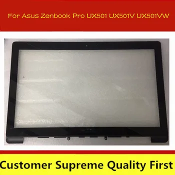 

For Asus Zenbook Pro UX501 UX501V UX501VW Lcd Touch Screen Digitizer Glass with Bezel