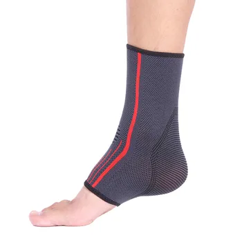 Katoen Comfort Anti Verstuiking Basketbal Voetbal Voet Veiligheid Sport Enkel Ondersteuning Protector Compressie Enkelbrace